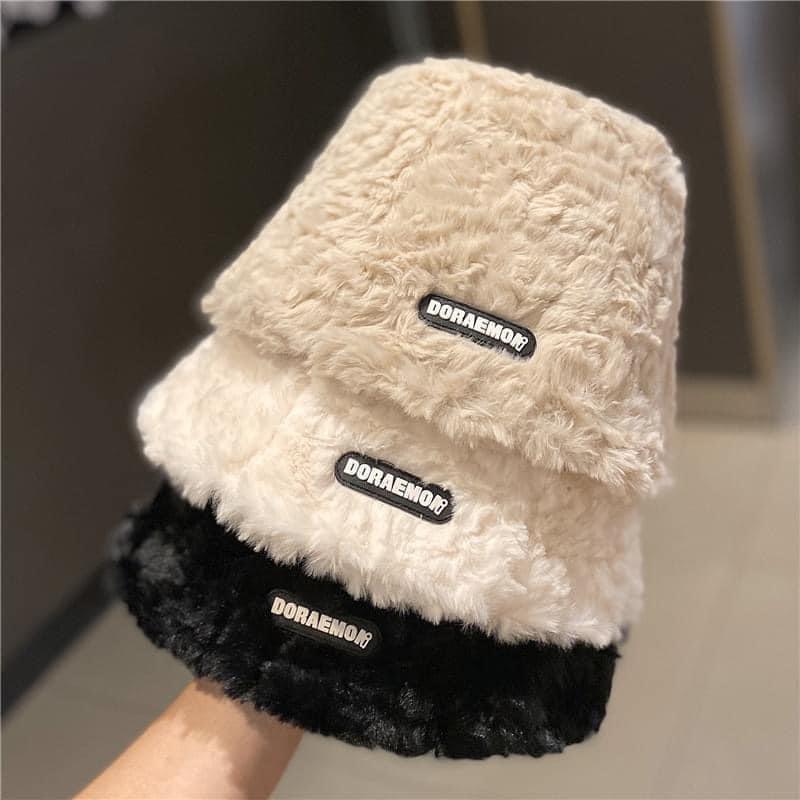 DORAEMOH加厚防寒羊羔毛顯臉小漁夫帽-細節圖6