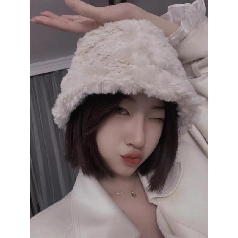 DORAEMOH加厚防寒羊羔毛顯臉小漁夫帽-細節圖7