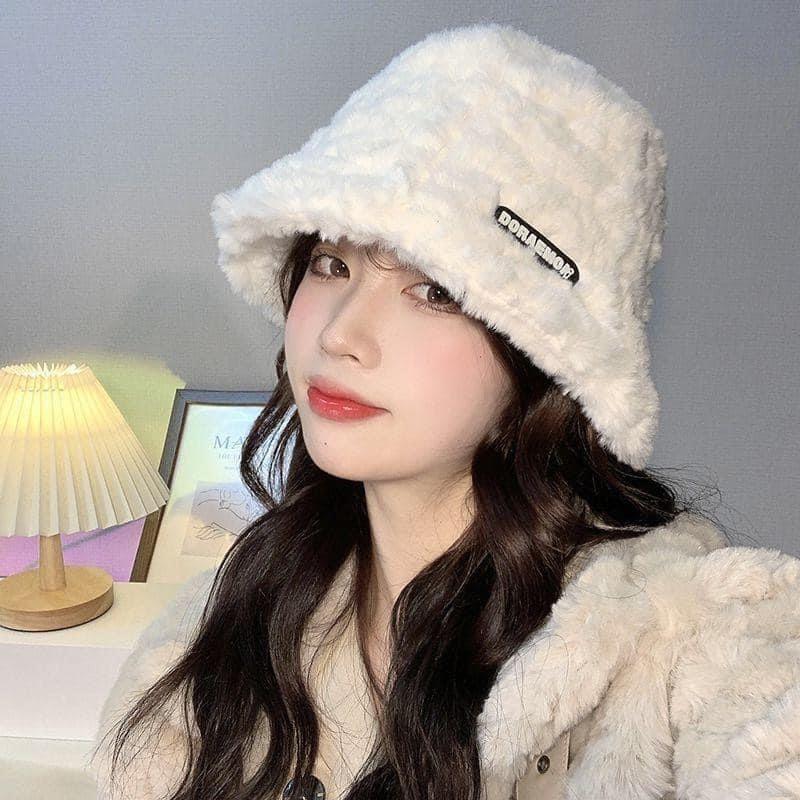 DORAEMOH加厚防寒羊羔毛顯臉小漁夫帽-細節圖8