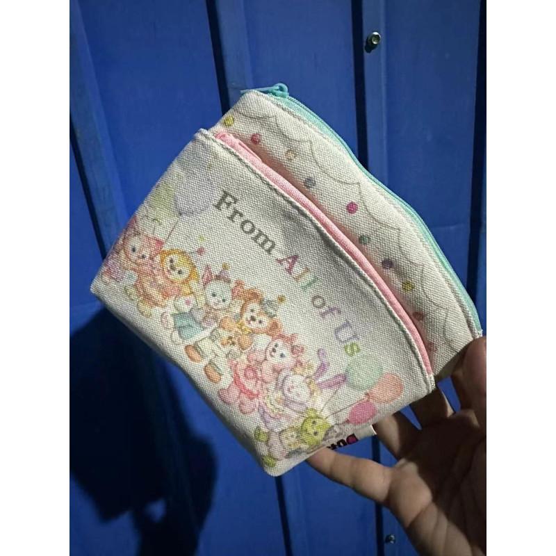 可愛迪士尼達菲家族化妝包-細節圖3