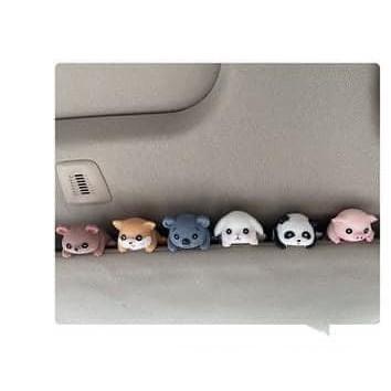 可愛趴趴翻牆療癒公仔動物(一組6隻)-細節圖2