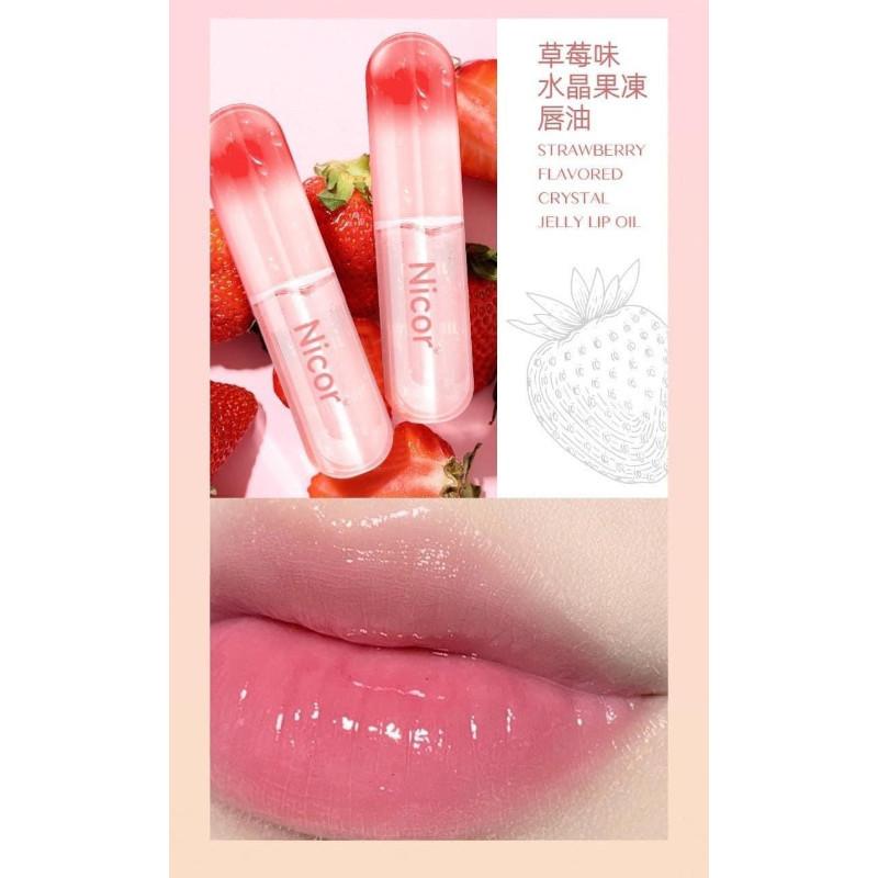 Nicor水果维生素E水晶果凍唇油3支套組-細節圖4
