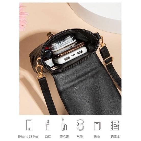 新款小香風菱格手機斜挎小包-細節圖7