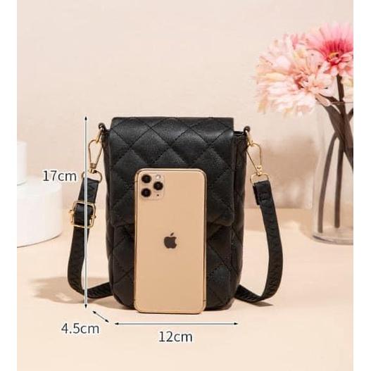 新款小香風菱格手機斜挎小包-細節圖9