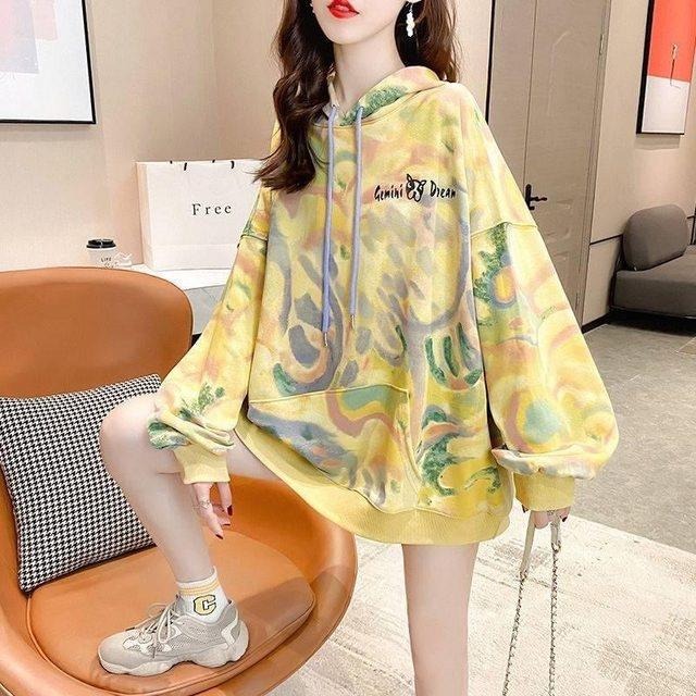 馬卡龍迷彩連帽休閒衫-細節圖2