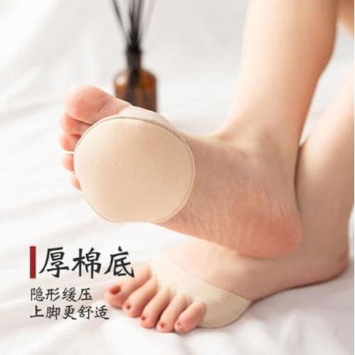 腳掌加厚減震隱形露趾襪(一組5雙)-細節圖7