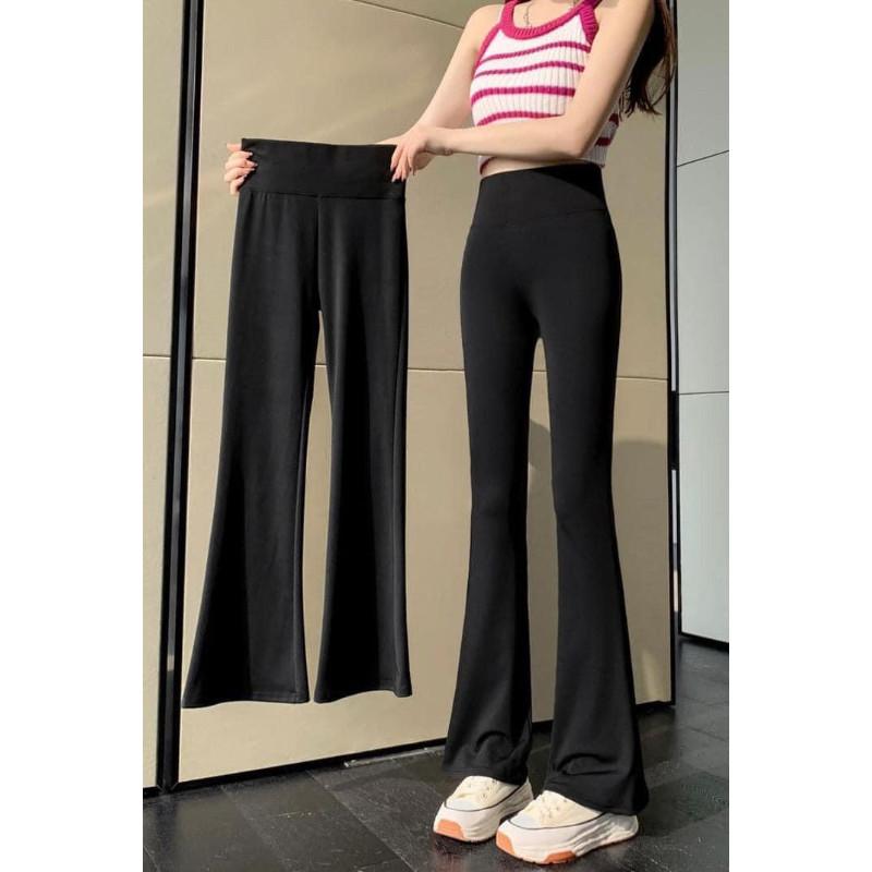 增高顯瘦微喇叭高腰鯊魚褲-細節圖5