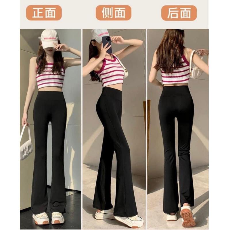 增高顯瘦微喇叭高腰鯊魚褲-細節圖8