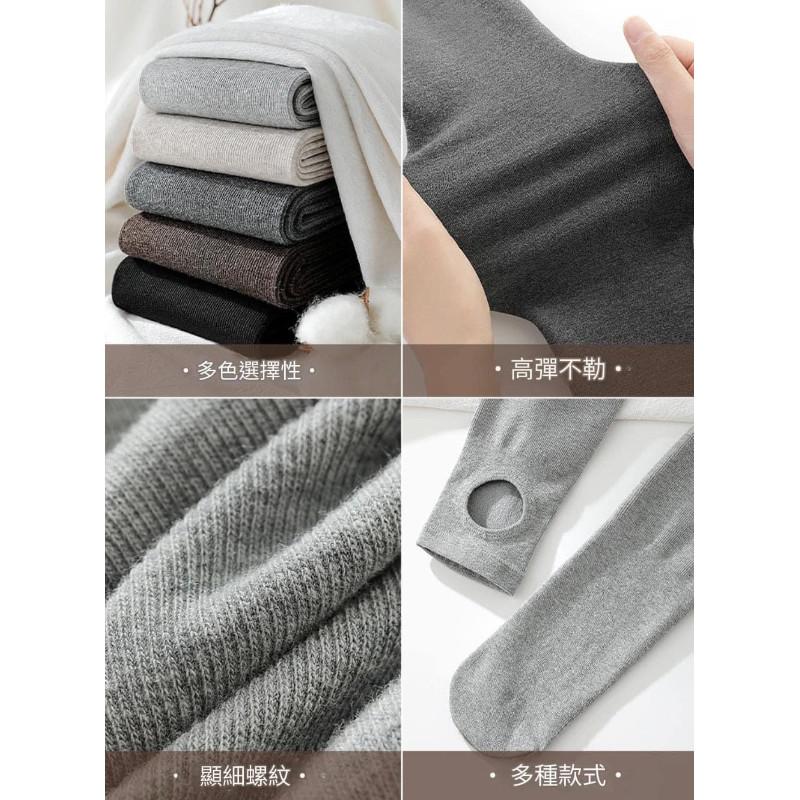 豎條紋棉質高腰美腿褲襪打底褲-細節圖8