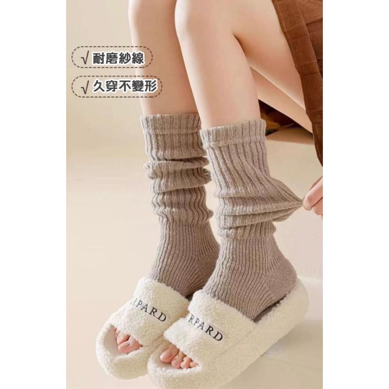 韓國年輕款堆堆襪針織踩腳襪套-細節圖3