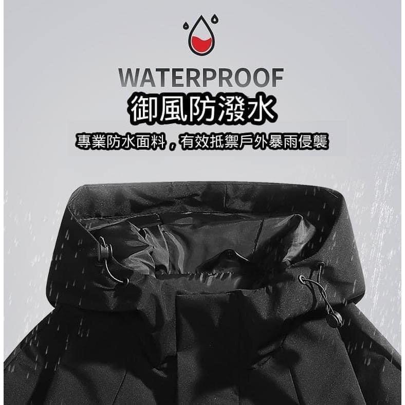 加厚防水防風連帽外套衝鋒衣-細節圖6