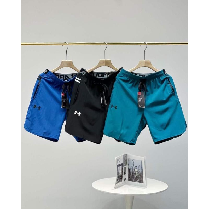 後口袋網眼鬆緊開衩運動短褲-細節圖6