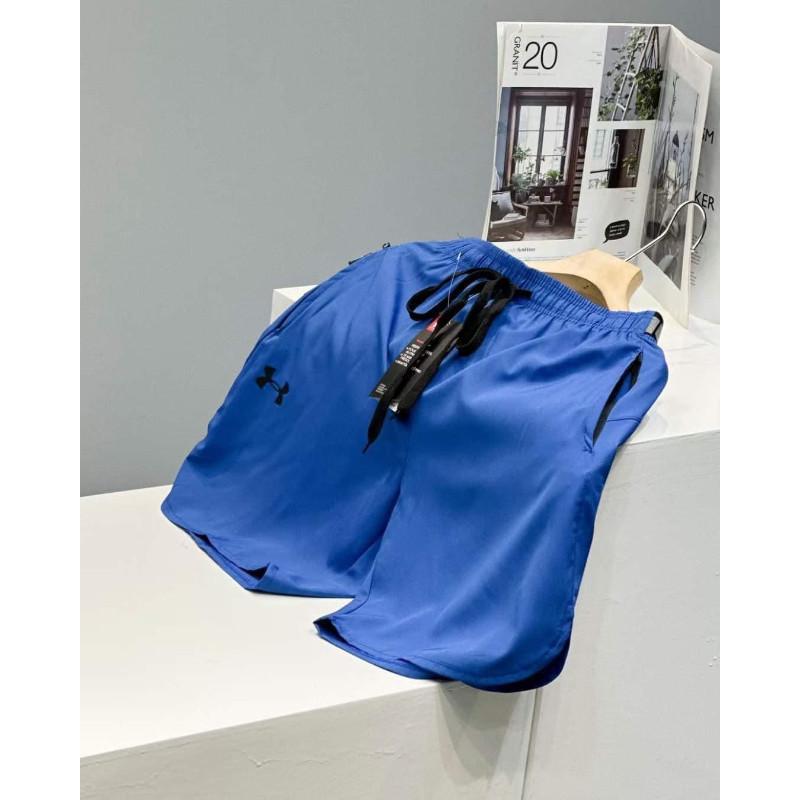 後口袋網眼鬆緊開衩運動短褲-細節圖7