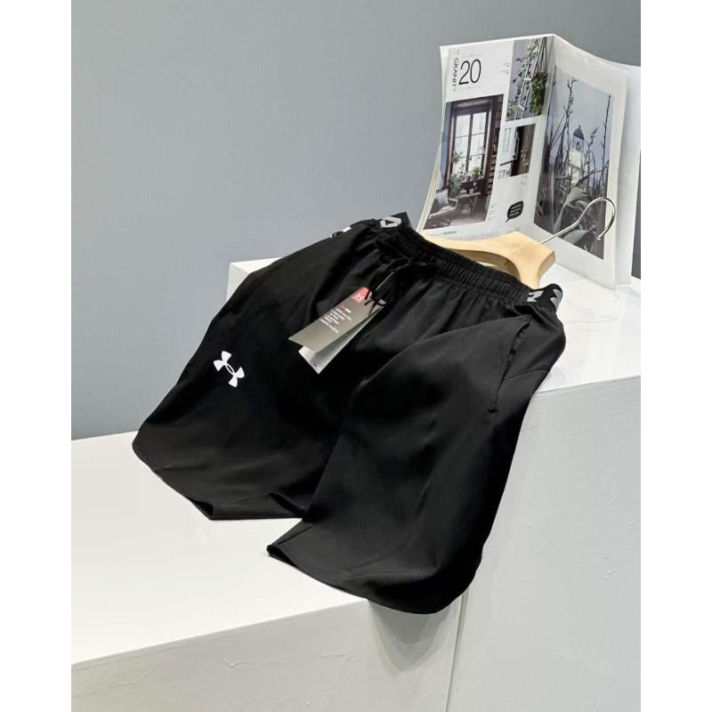 後口袋網眼鬆緊開衩運動短褲-細節圖8