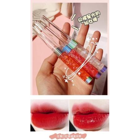 爆水粉嫩美唇細閃珠光唇蜜-細節圖6