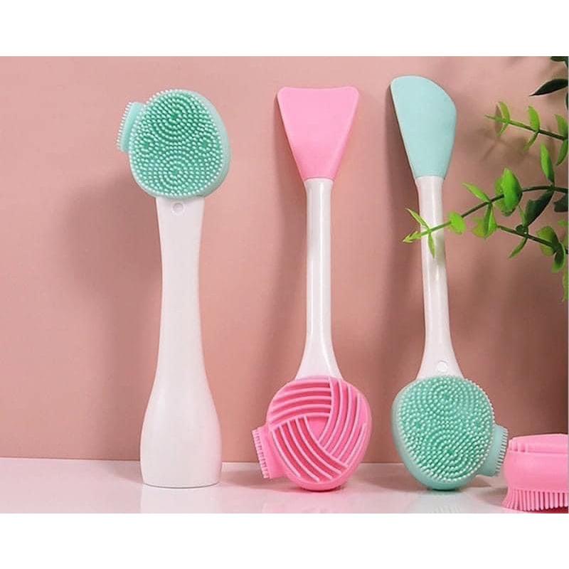 矽膠柔軟面膜刮板潔面刷-細節圖3