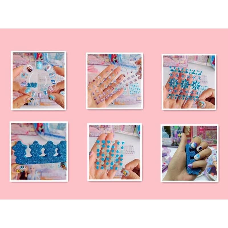 迪士尼兒童指甲貼閃亮鑽石套組-細節圖2