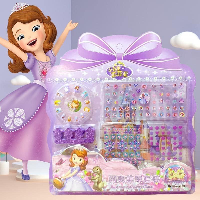 迪士尼兒童指甲貼閃亮鑽石套組-細節圖3