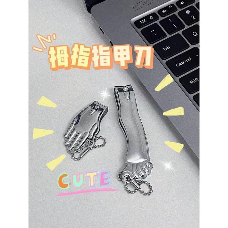 創意手掌腳掌迷你指甲剪(一組4支)-細節圖3