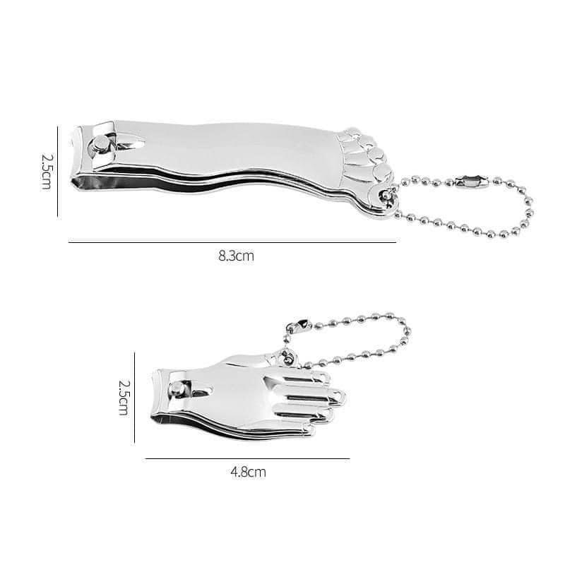 創意手掌腳掌迷你指甲剪(一組4支)-細節圖6