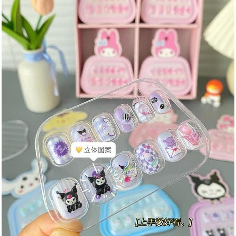 卡通兒童立體美甲貼指甲貼(一組2個)-細節圖3