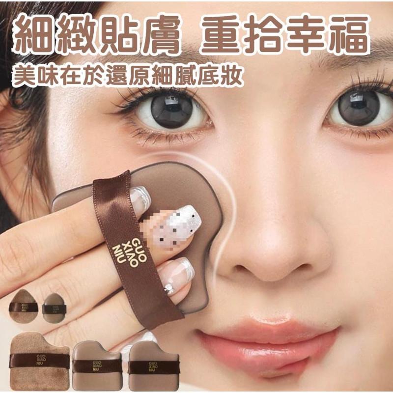 巧克力餅乾2合一氣墊粉撲6件組盒-細節圖3