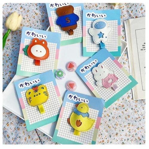 可愛PU皮造型防蚊夾 (一組2個)-細節圖3