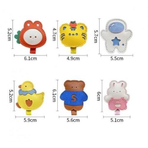 可愛PU皮造型防蚊夾 (一組2個)-細節圖6