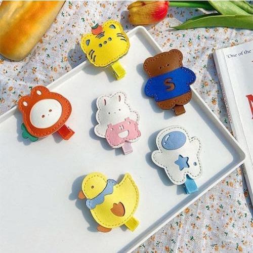 可愛PU皮造型防蚊夾 (一組2個)-細節圖7