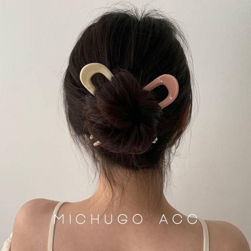 KITTY雜貨舖～百搭盤髮髮叉(5支入)-細節圖2