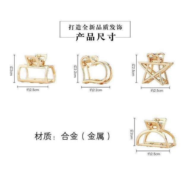 KITTY雜貨舖～簡約線條髮夾(5入)-細節圖2