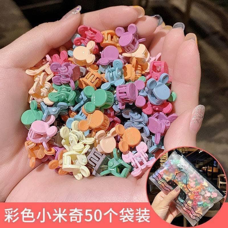 KITTY雜貨舖～泫雅風小巧髮夾(50入)-細節圖3