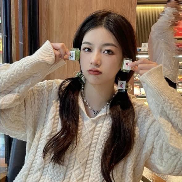 KITTY雜貨舖～麻將劉海抓夾(一組5個)-細節圖4