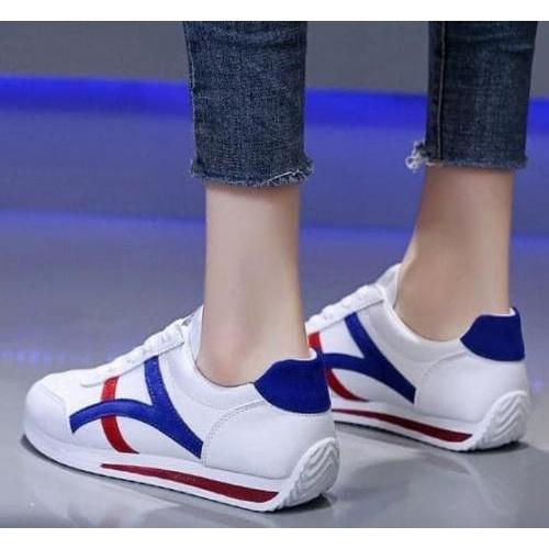 女士透氣皮面運動阿甘小白鞋-細節圖7