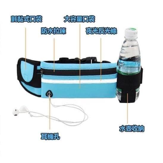 防水夜間反光耳機洞運動包-細節圖3