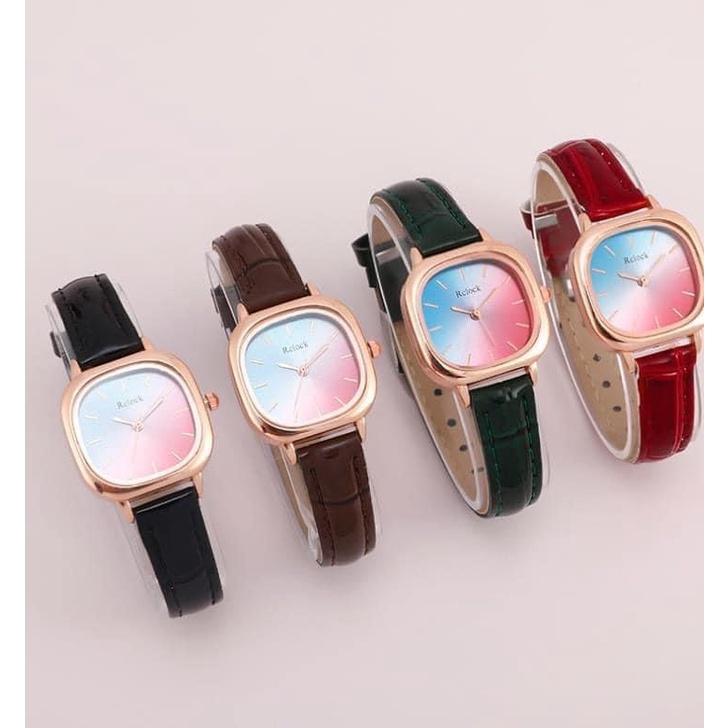 Kitty雜貨舖～潮流漸變色皮帶手錶-細節圖4