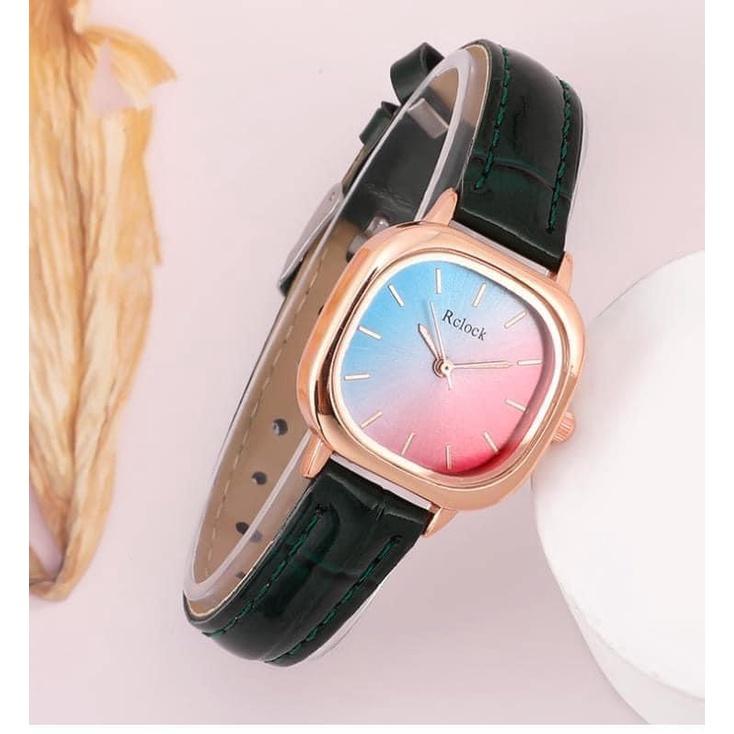 Kitty雜貨舖～潮流漸變色皮帶手錶-細節圖8