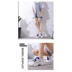 新款厚底鏤空透氣運動涼鞋-細節圖5