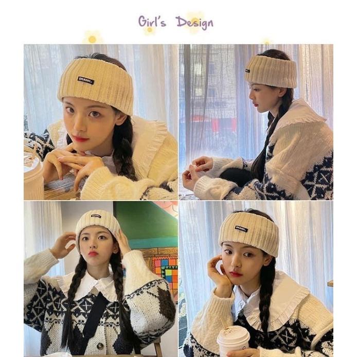 韓國寬版運動針織髮帶-細節圖3