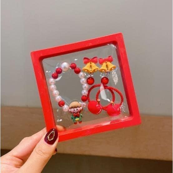 聖誕系列髮飾6件套防塵盒裝-細節圖6