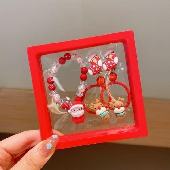 聖誕系列髮飾6件套防塵盒裝-細節圖9
