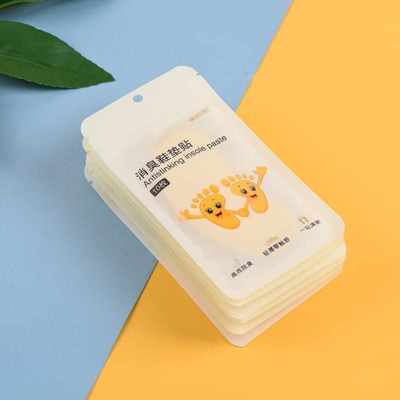 檸檬清香鞋墊除臭貼片10片包(一組6包)-細節圖6