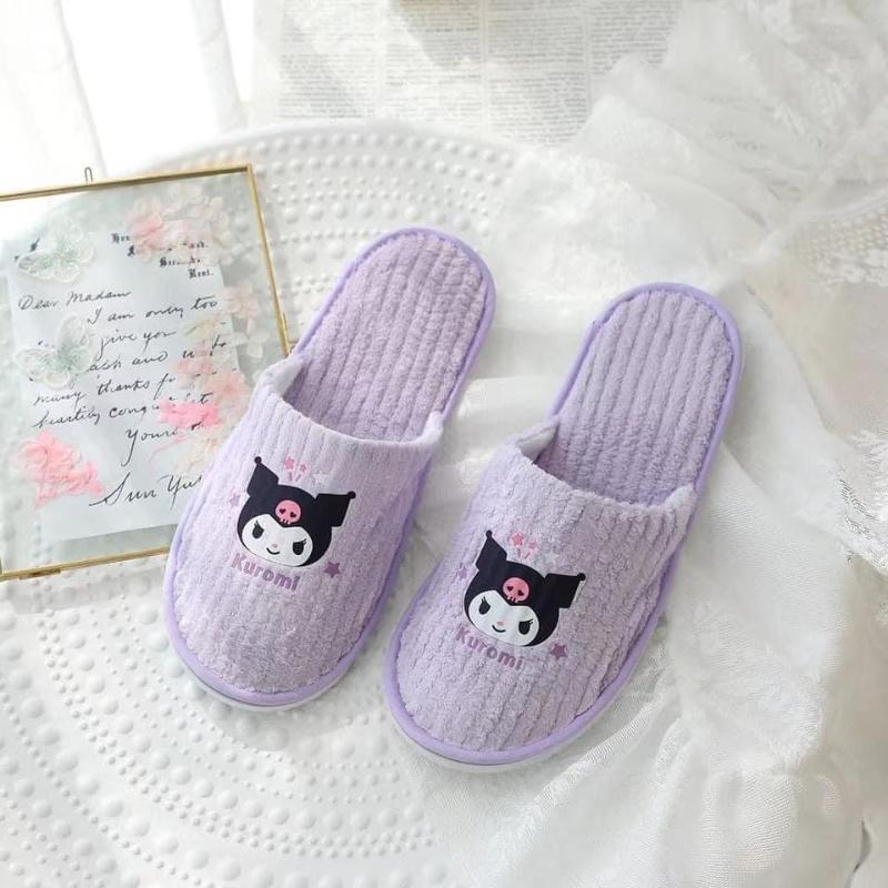 出口日本三麗鷗居家保暖室內拖鞋-細節圖3