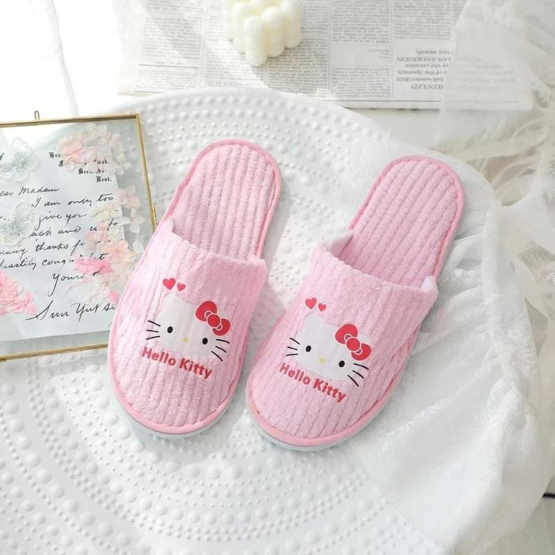 出口日本三麗鷗居家保暖室內拖鞋-細節圖5