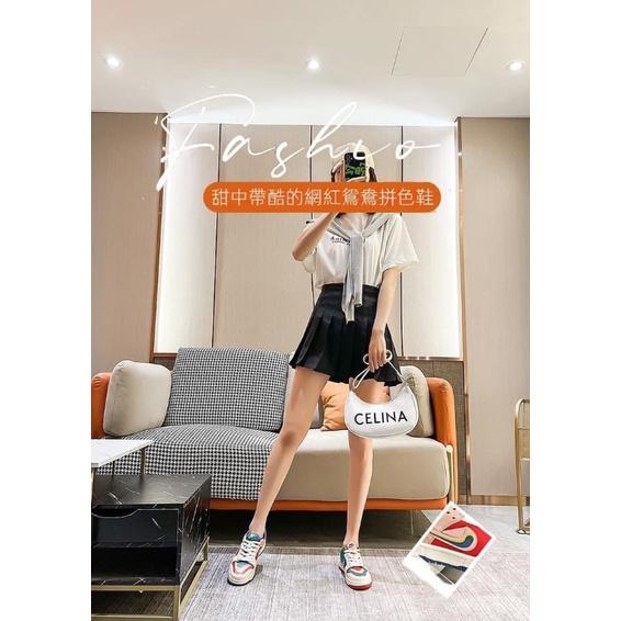 潮流勾勾彩虹鴛鴦運動鞋-細節圖4