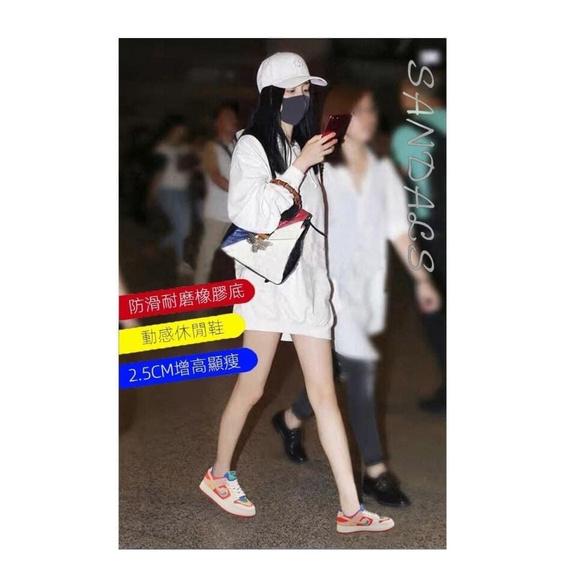 潮流勾勾彩虹鴛鴦運動鞋-細節圖5