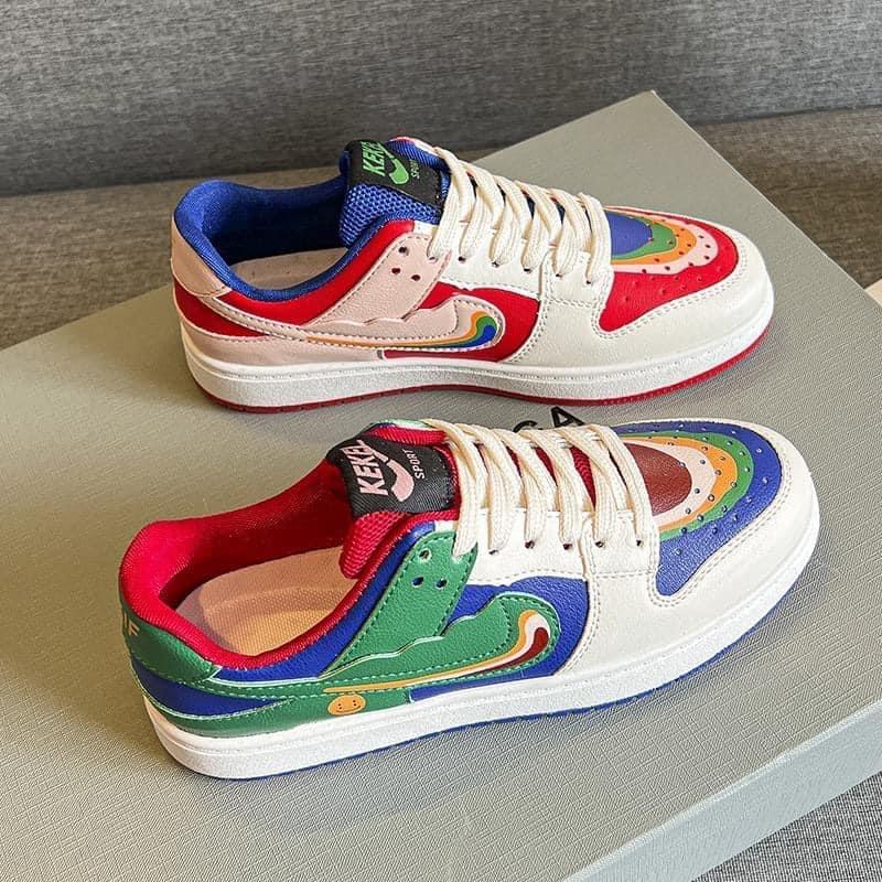 潮流勾勾彩虹鴛鴦運動鞋-細節圖6