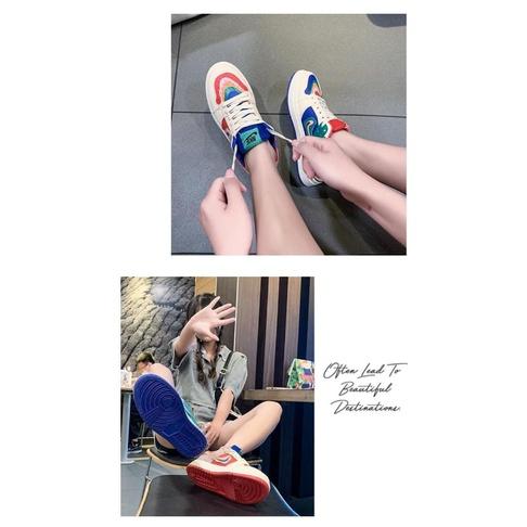 潮流勾勾彩虹鴛鴦運動鞋-細節圖9