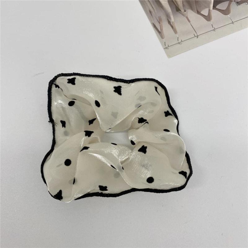 韓國秋冬奶呼呼系大腸髮圈繩(一組5條)-細節圖2