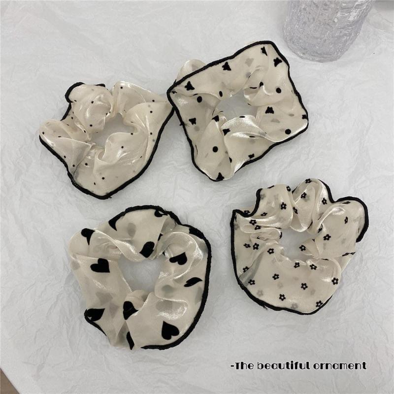 韓國秋冬奶呼呼系大腸髮圈繩(一組5條)-細節圖4